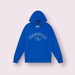 October's Very Own Men's Sz M Blue NCAA Kentucky Wildcats Pullover Hoodie